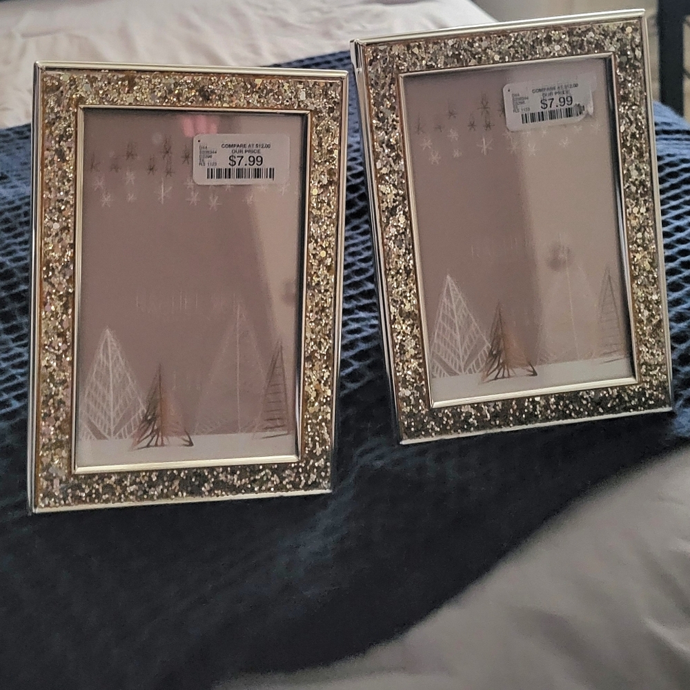 RACHEL ZOE GOLD BLING 4x6 PICTURE FRAMES